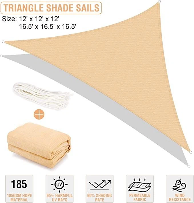 Outdoor High-quality Triangle Sail display