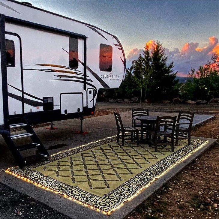 outdoor rv rugs polypropylene(001)