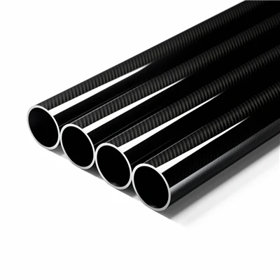 Tubo in fibra di carbonio leggero